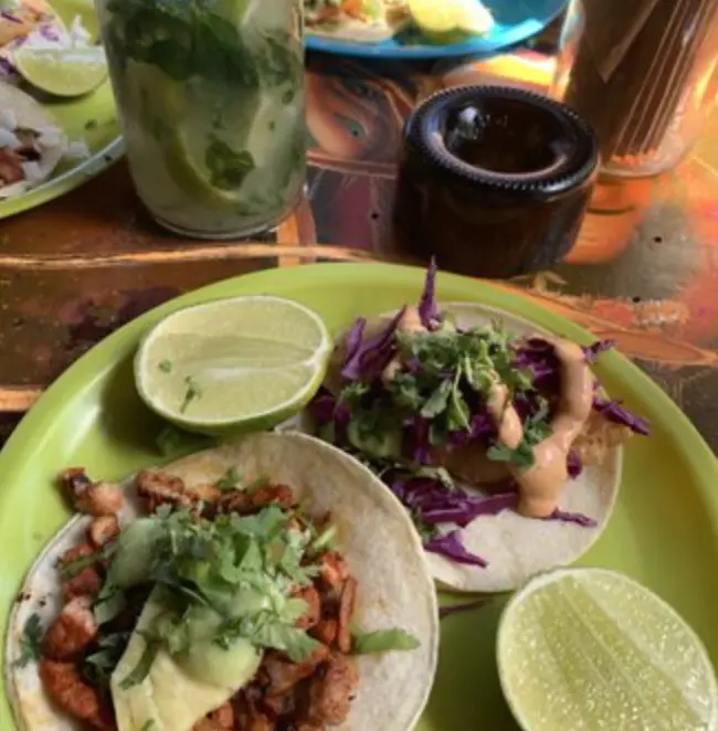 Beachfront tacos at Taquería La Eufemia in Tulum