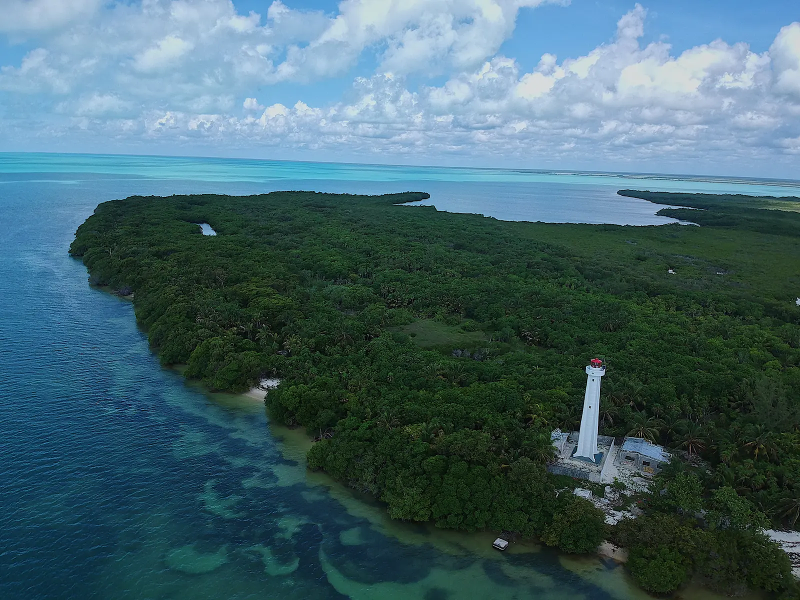 Sian Ka’an Biosphere Reserve coastline near Tulum